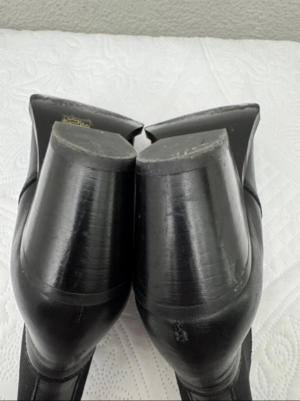 Everlane The Western Ankle Boot Black Leather Chelsea Booties Size 7